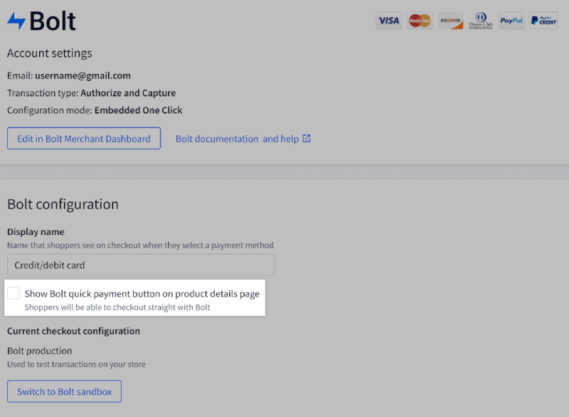 Connecting with Bolt